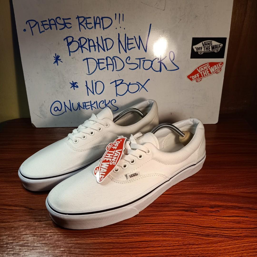 vans era triple white