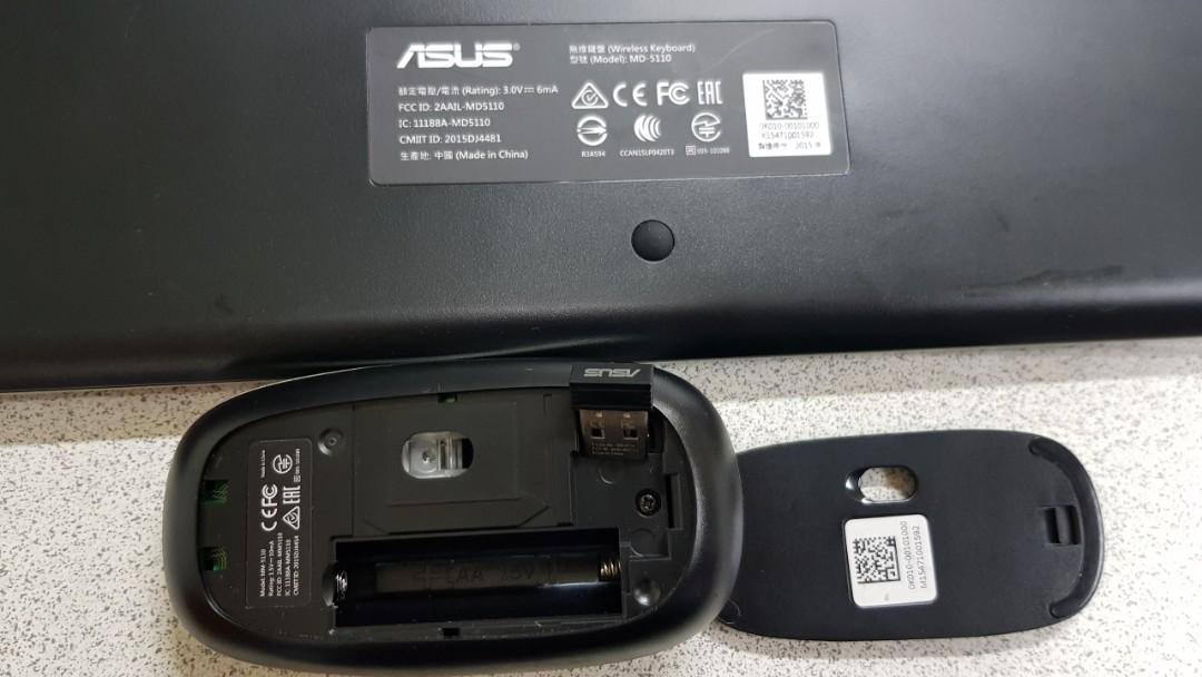 Wireless Keyboard And Mouse Asus, Computers & Tech, Parts & Accessories