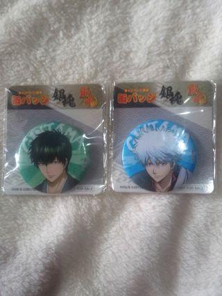 Anime Gintama tin badges