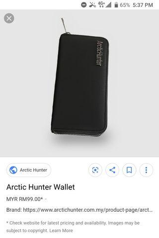 Arctic hunter Wallet (W 001 BLK)