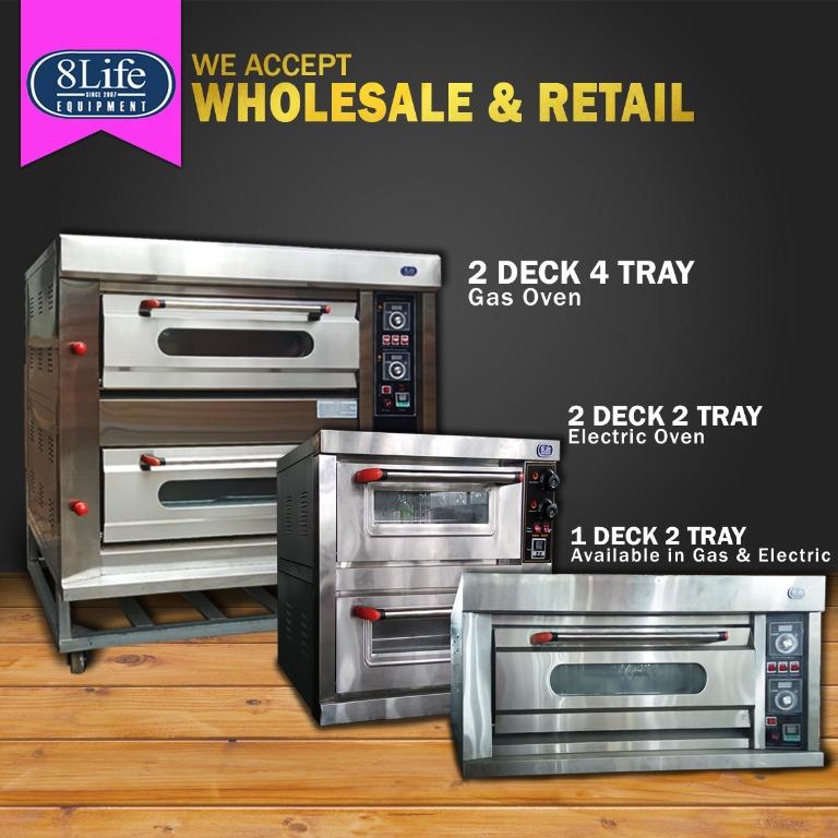 1 Deck 2 Trays Gas Oven (Category: Other Kitchenware & Tableware) located in Valenzuela. Submitted by eightlife_trading (Listing ID 238462204, Image 2). Description: OTHER AVAILABLE PRODUCTS: • Spiral Dough Mixer Series • Parts Pizza Oven - Ceramic Stone • Pizza Oven Series • Electric Oven 1 deck 2 tray • Electric Oven 2 deck 2 tray • Gas Oven 2 deck 4 tray • Convection Ovens • Food Mixers • Pizza Oven Conveyor • Cake Mixer Series • Hot Chocolate