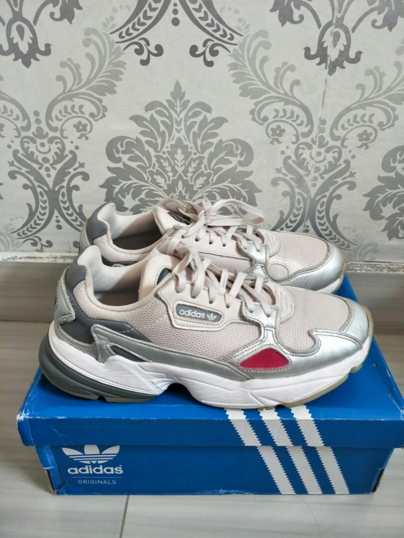 adidas falcon silver metallic