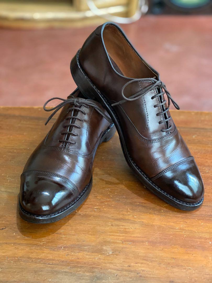 Allen Edmonds Park Avenue captoe oxford balmoral dress shoes in