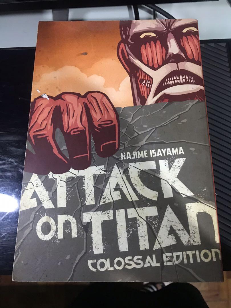 Attack On Titan Colossal Edition 1 Books Comics Manga On Carousell
