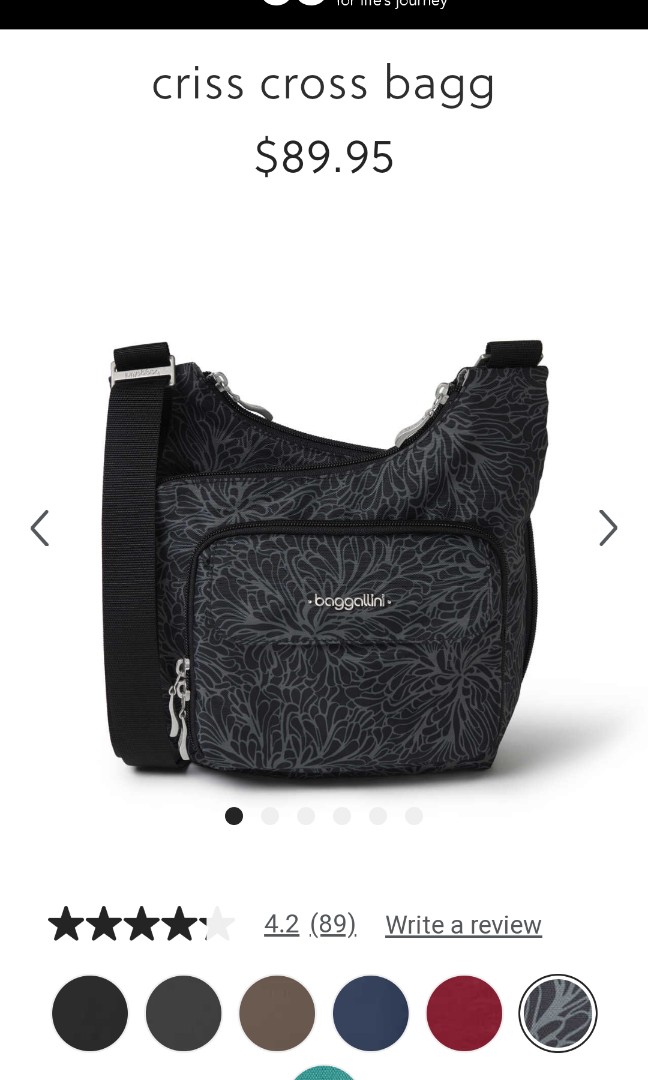 baggallini criss cross