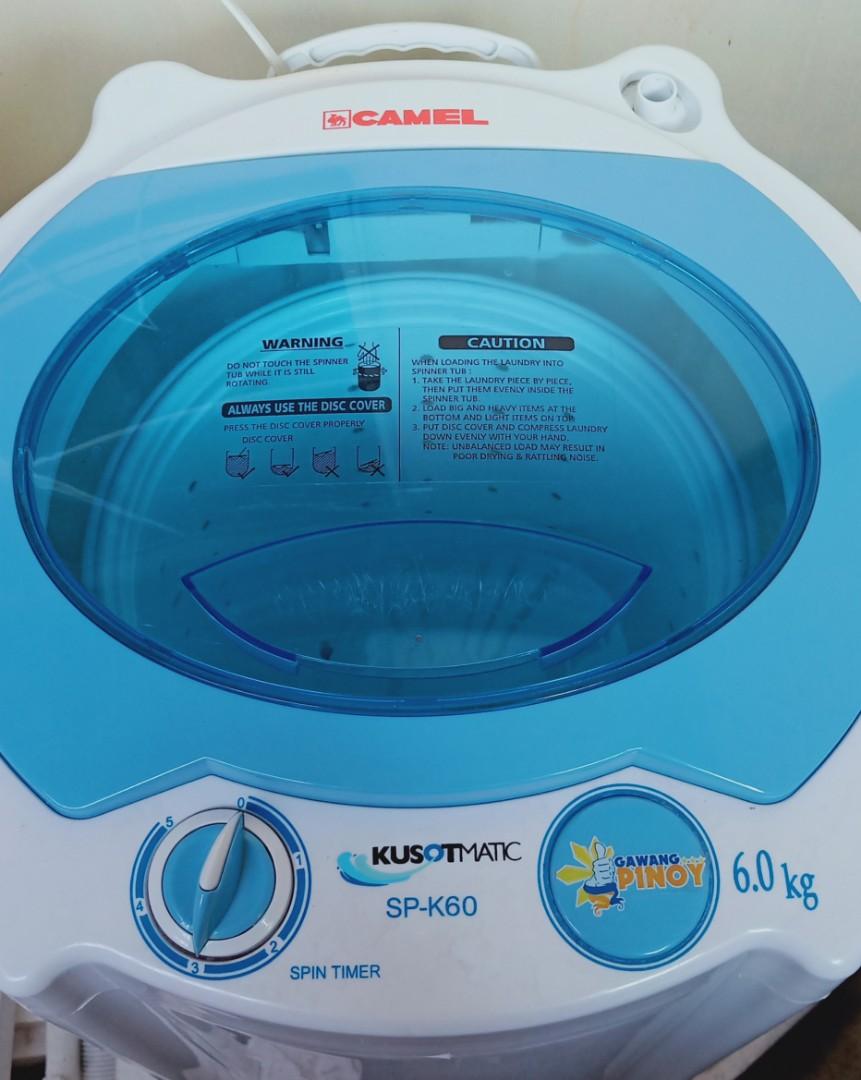 Camel washing + dryer, solid durable, powerful motor, slightly used, TV