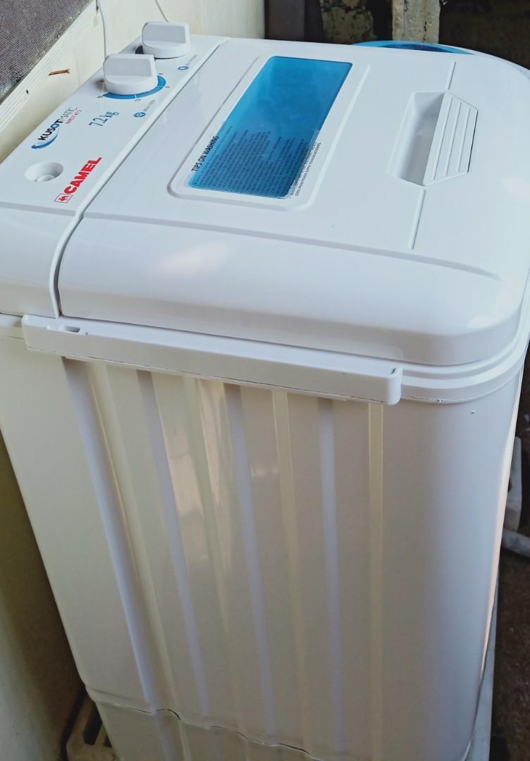 Camel washing + dryer, solid durable, powerful motor, slightly used, TV