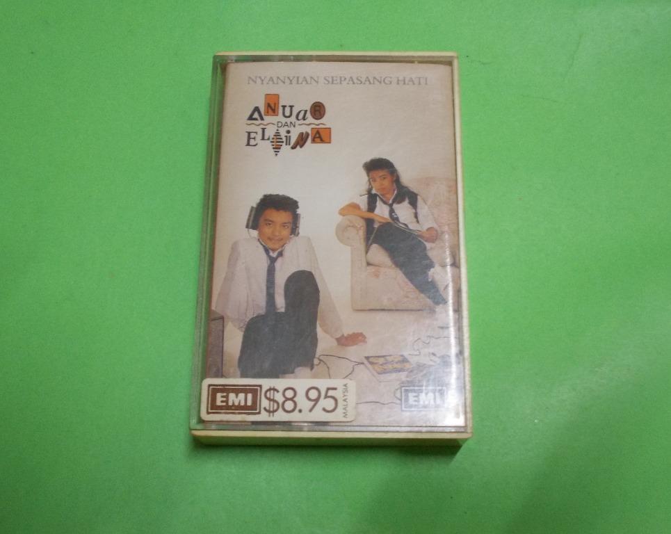 Cassette Kaset Anuar Ellina Nyanyian Sepasang Hati Album 1988 Anuar Zain Pop 1980s Music Media Cd S Dvd S Other Media On Carousell