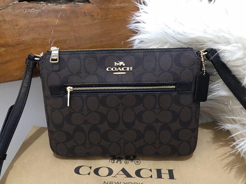 Coach Gallery File Bag Black 2024 www.alhudapk