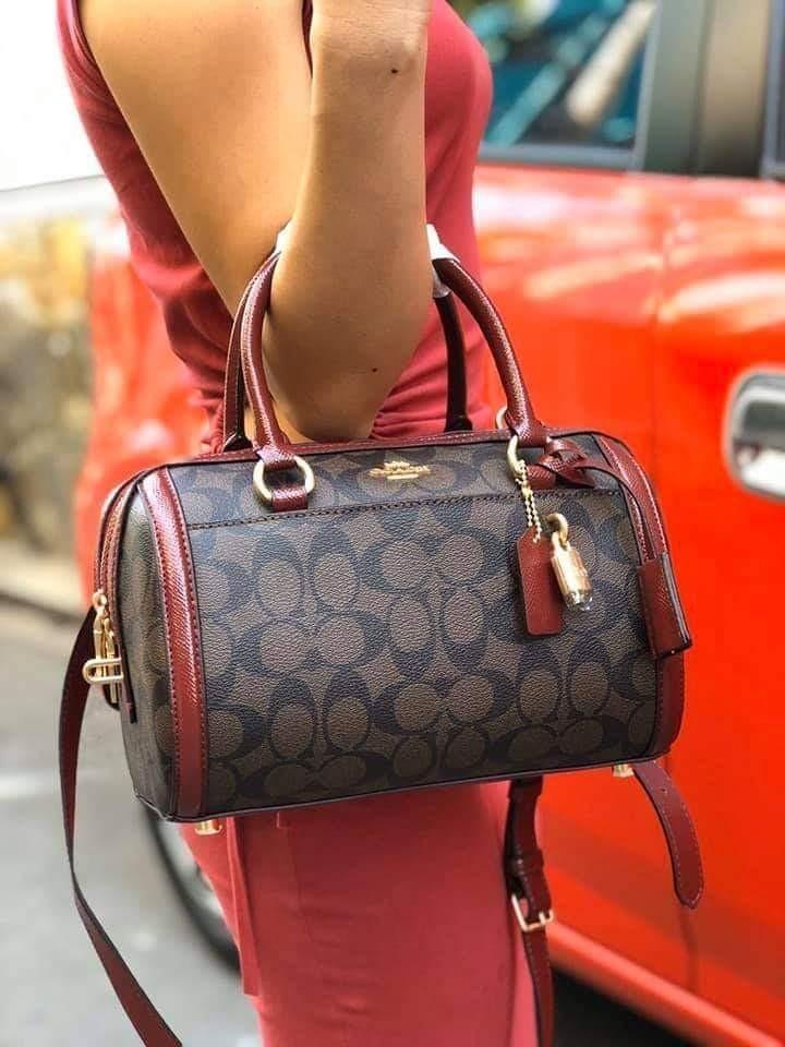 Coach zoe barrel satchel clearance