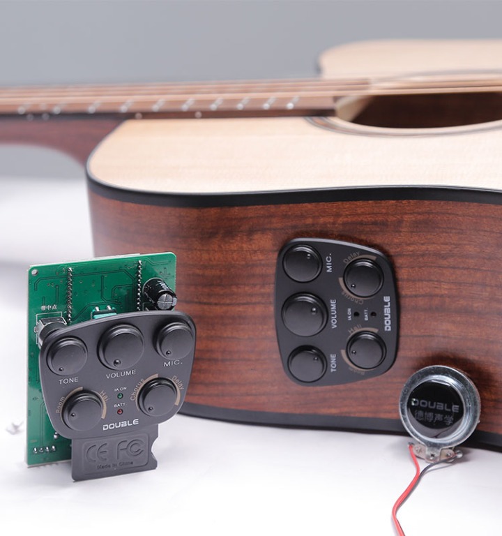 Acoustic guitar with sales reverb and chorus