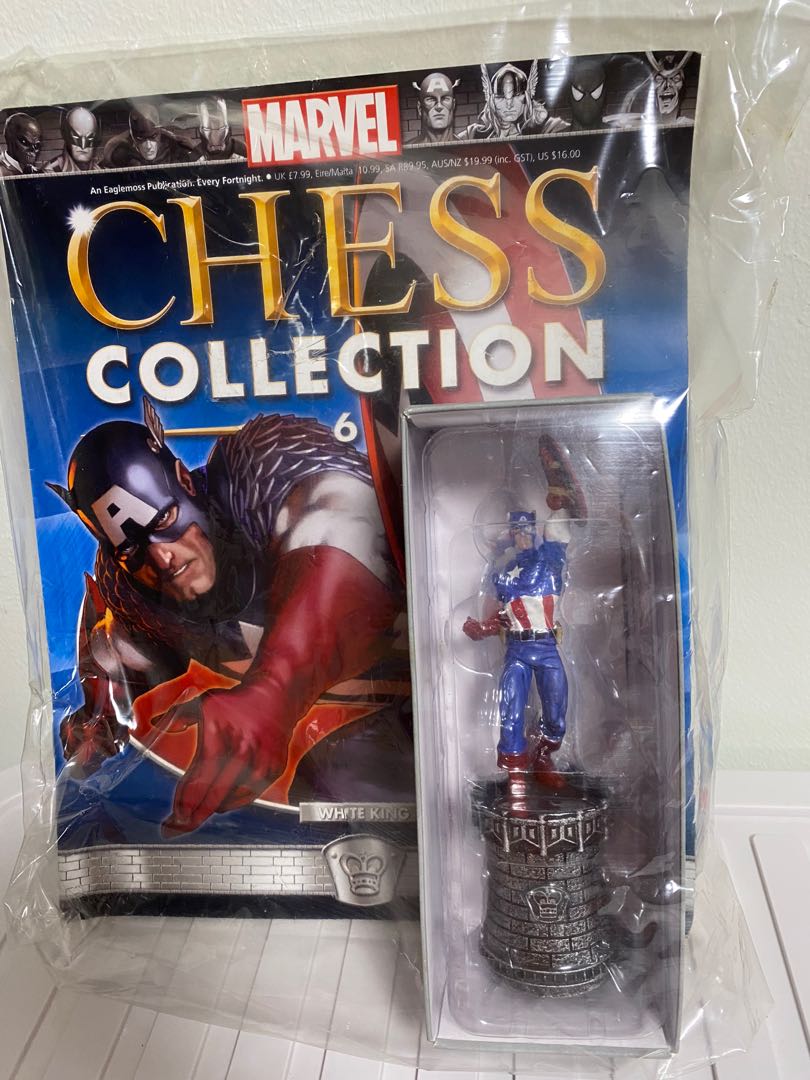 Eaglemoss Marvel Chess Collection Captain America, Hobbies & Toys