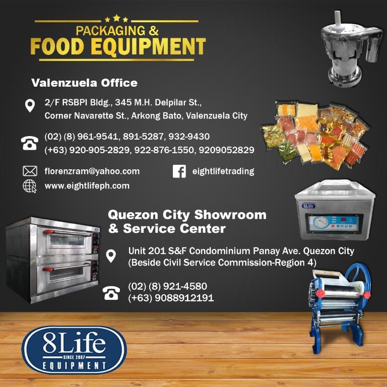 Electric Noodle Cutter Noodle Making Machine (Category: Other Kitchen Appliances) located in Valenzuela. Submitted by eightlife_equipment (Listing ID 245690793, Image 3). Description: OTHER AVAILABLE PRODUCTS: • BBQ Gas Grill Gas /Electric / Smokeless • Deep Fryer Gas / Electric • Hamburger Griddle • Heavy Duty Burner 3 rings • Pressure Cookers • Noodle Cooker • Hotdog Roller • Popcorn Machine • Rotisseries Gas / Electric • Salamander • Egg Sausa