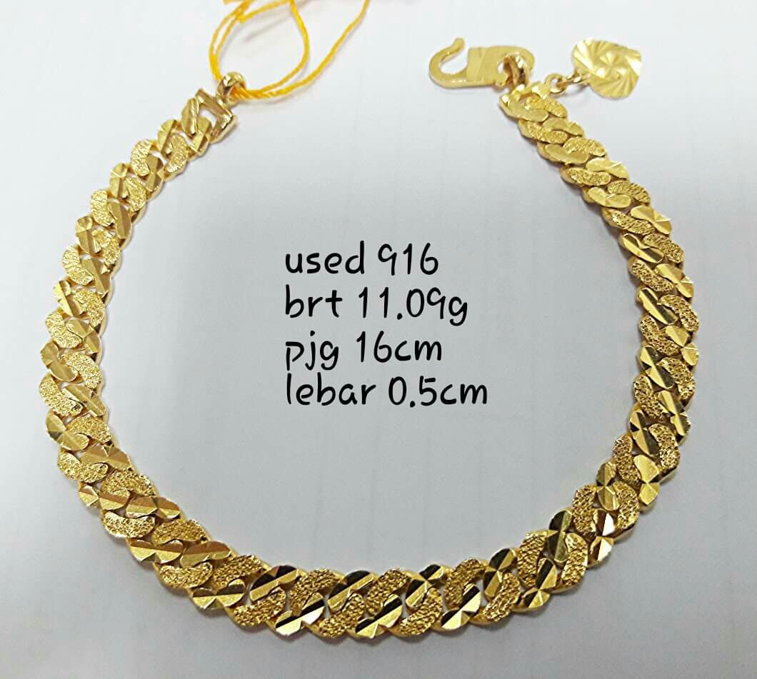 Rantai Tangan Melur Padu 916 Women S Fashion Jewellery On Carousell