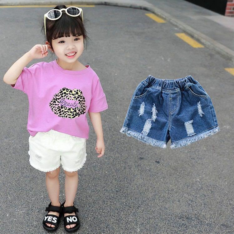 Girls jeans hot sale with holes