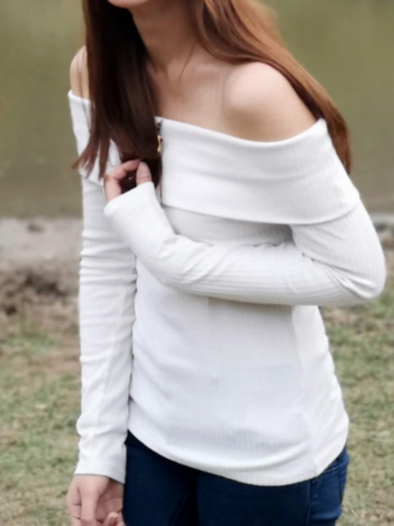 forever 21 off the shoulder sweater