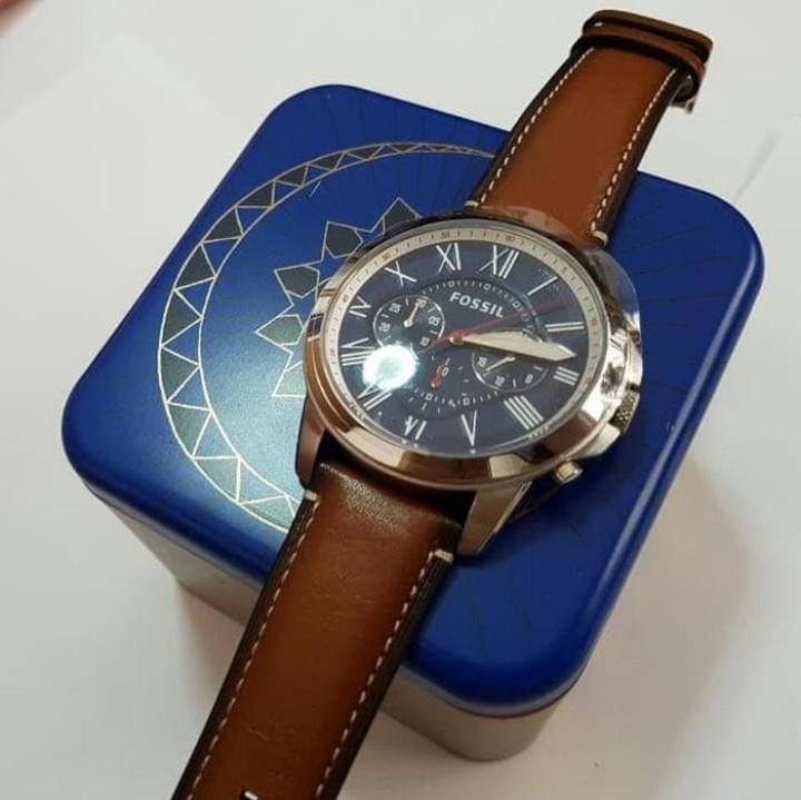 Fossil FS5210 Grant Chronograph, Fesyen 