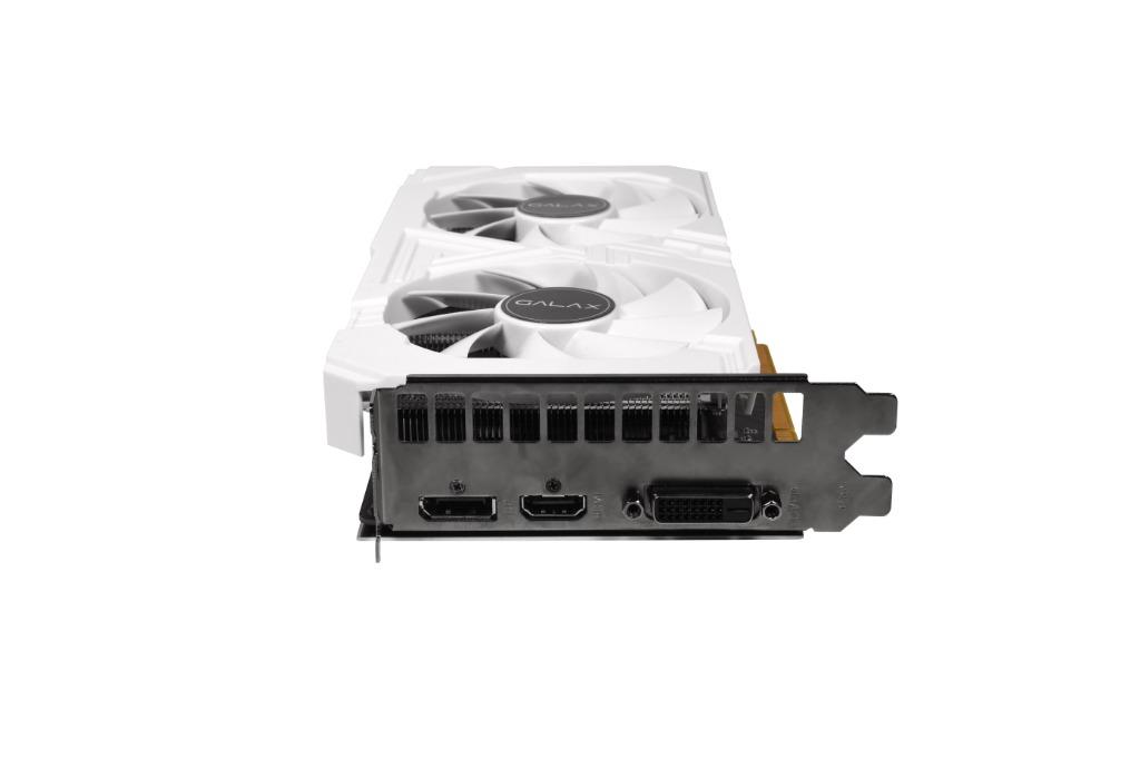 GALAX GeForce RTX 2060 EX WHITE 1 Click OC 6GB GDDR6 26NRL7HPY3EW