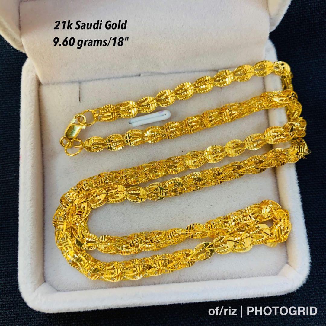 Gold necklace (Category: Necklaces) located in Mandaluyong City. Submitted by robeerph (Listing ID 275107867, Image 1). Description: Price start at Php 3,250 per gram .