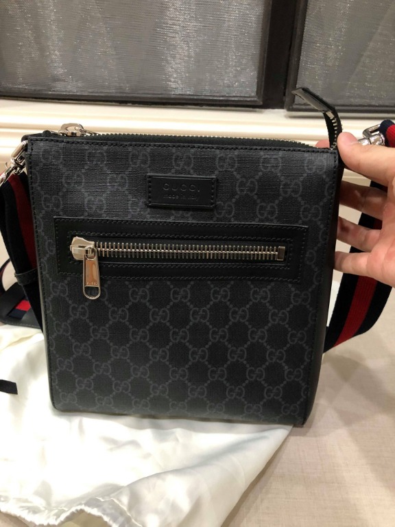 Gucci black Small Messenger Bag, Luxury, Bags & Wallets on Carousell