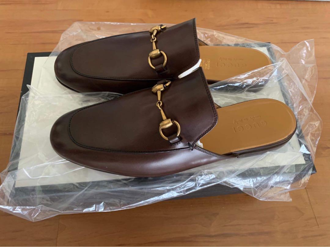 gucci princetown mules brown