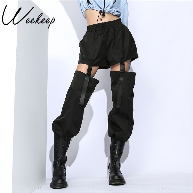 Hollow buckle cargo pants 2025
