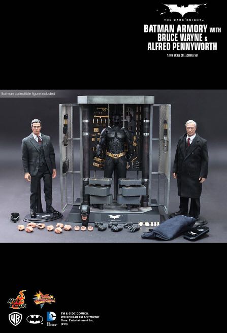 Hot Toys MMS236 The Dark Knight Batman Armory w