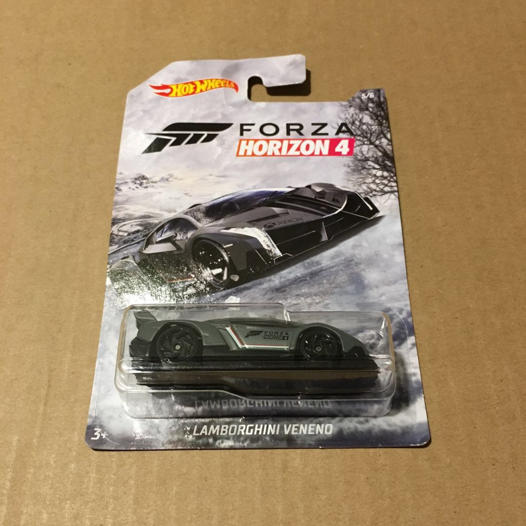 Hot Wheels Lamborghini Veneno Matt Grey Forza Horizon 4 Fh4 Hobbies Toys Toys Games On Carousell
