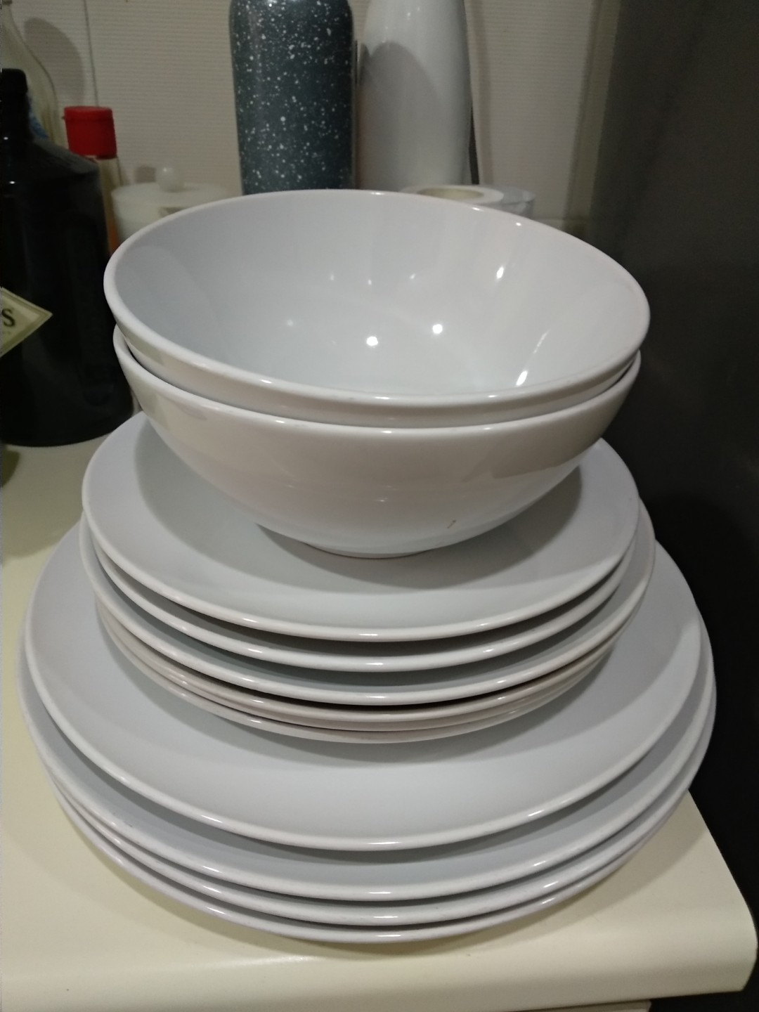 IKEA plates & bowls (10 for all), Furniture & Home Living, Kitchenware