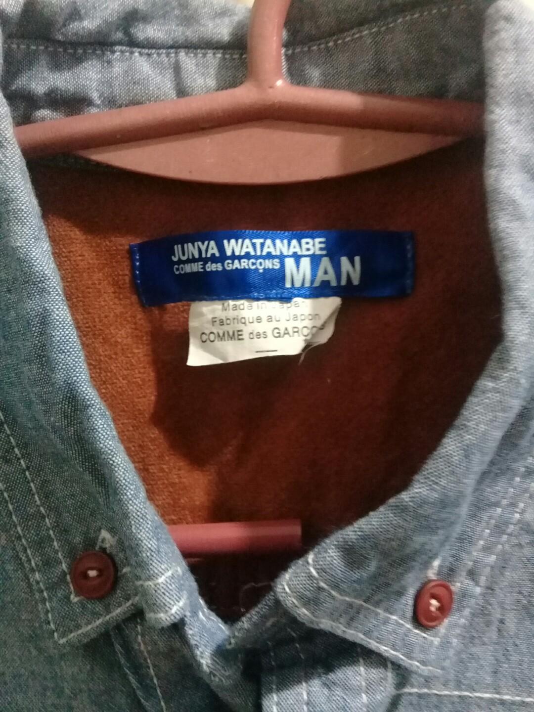 JUNYA WATANABE X CDG PATCH WORK LONG SLEEVE (Category: Formal Shirts) located in Quezon City. Submitted by mcenon35 (Listing ID 275155546, Image 3). Description: Excellent condition Free shipping.
