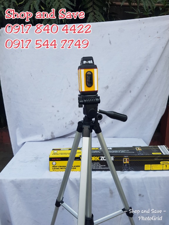 Laser Level with Tripod 360 degree cross line Commercial