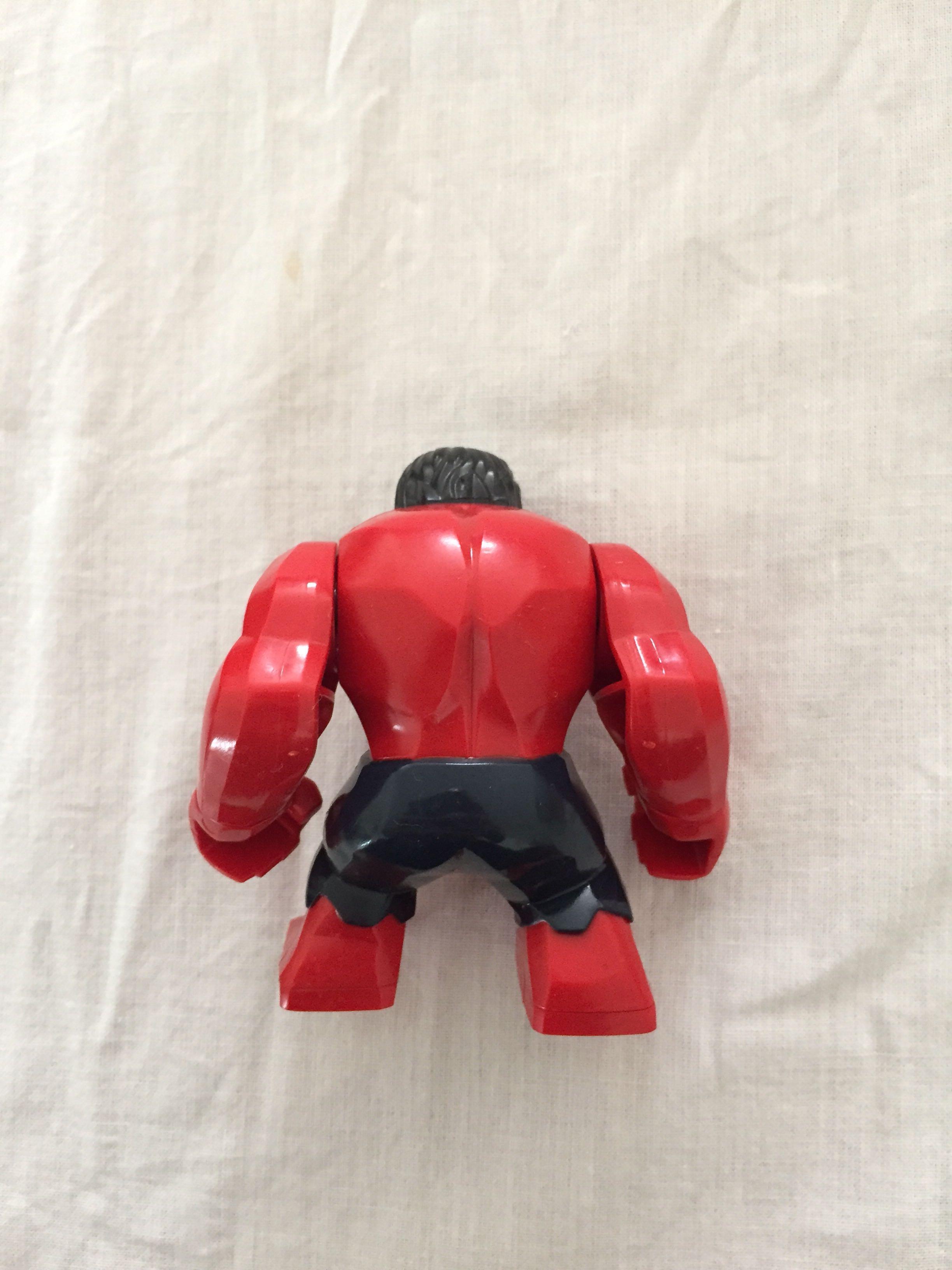 Lego red deals hulk big fig