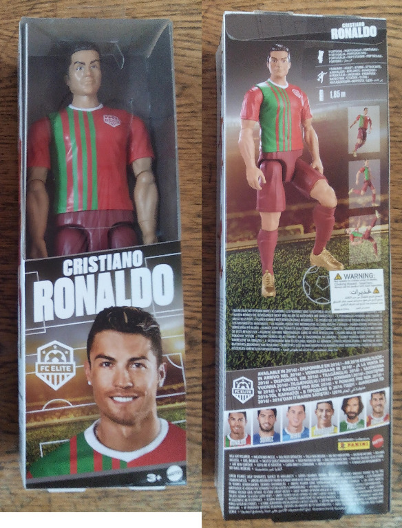 Mattel FC Elite Cristiano Ronaldo Soccer Action Figure, Hobbies & Toys