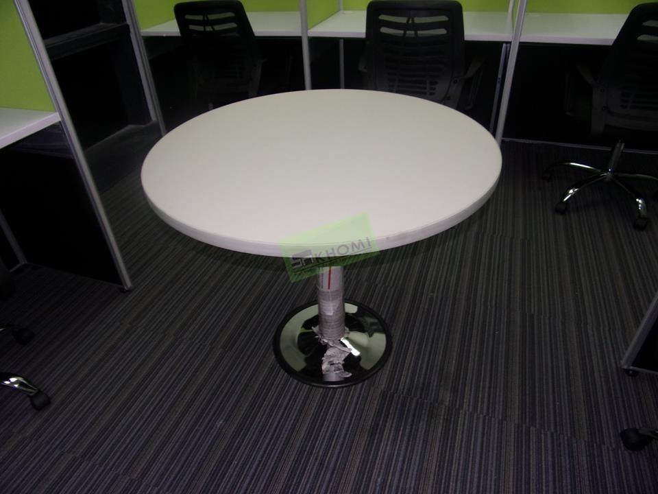 MEETING ROUND TABLE Office Partition Furniture, Furniture & Home Living ...