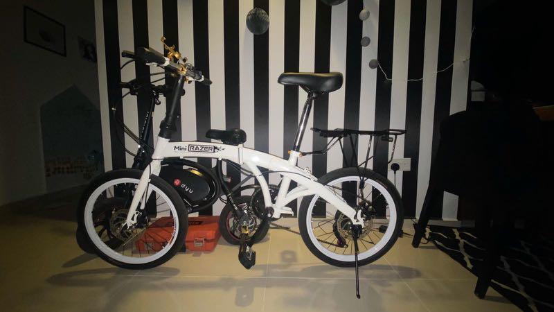 mini razor foldable bike