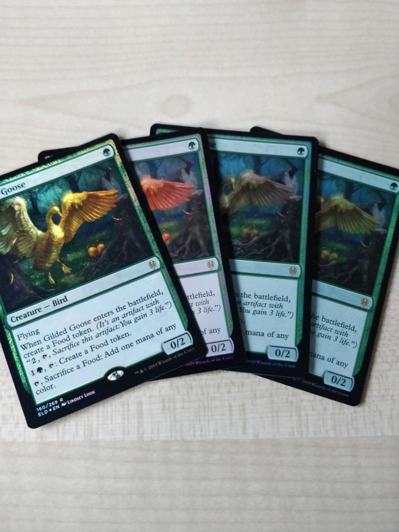 Mtg Gilded Goose Foil Nm X4 Hobbies Toys Toys Games On Carousell