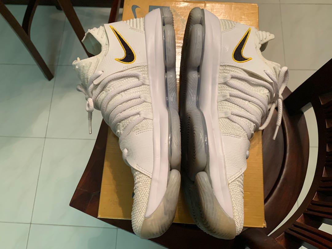 Nike Zoom KD10 Golden State Warriors design 897815 101 Men s