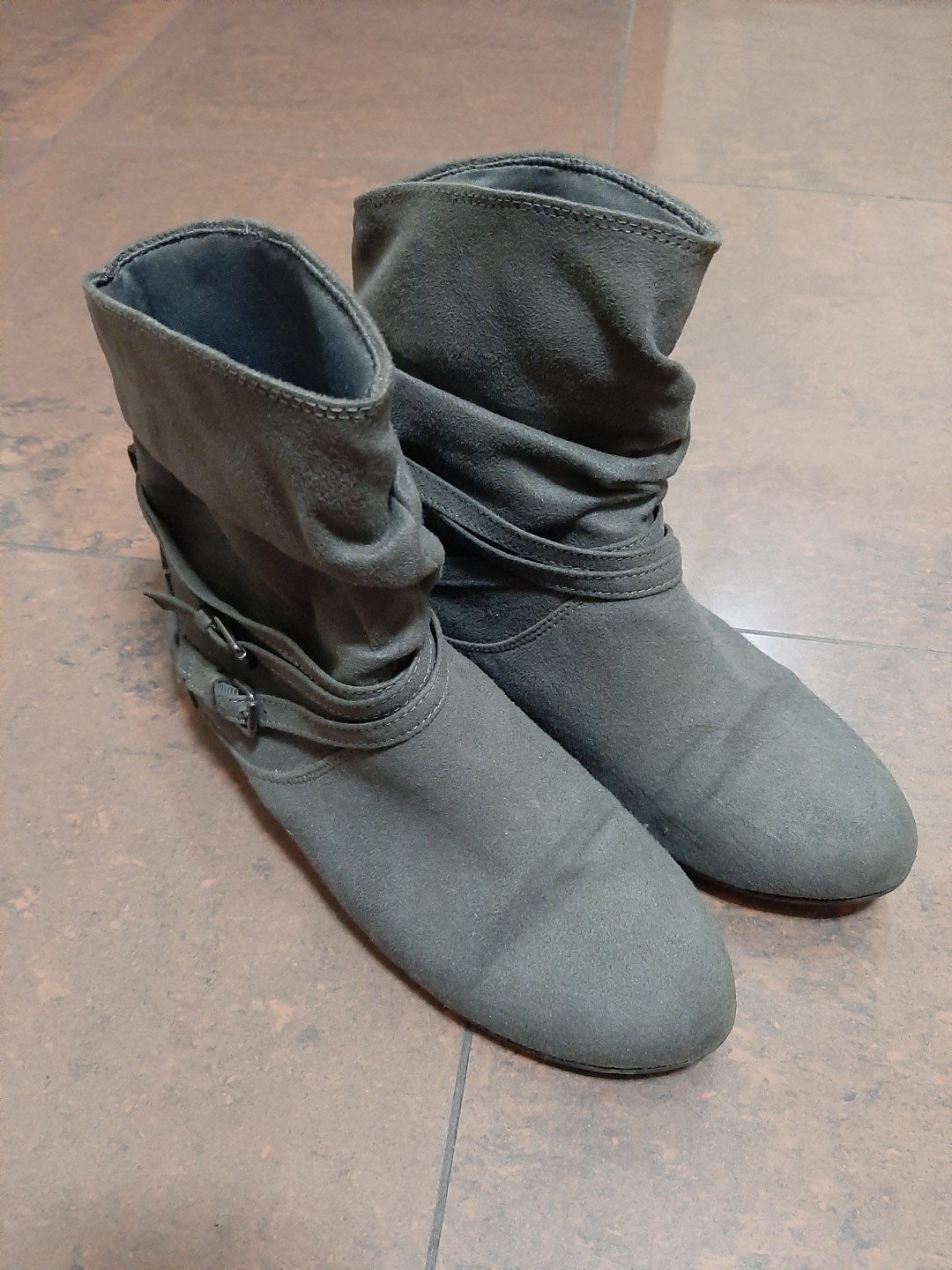 payless suede boots