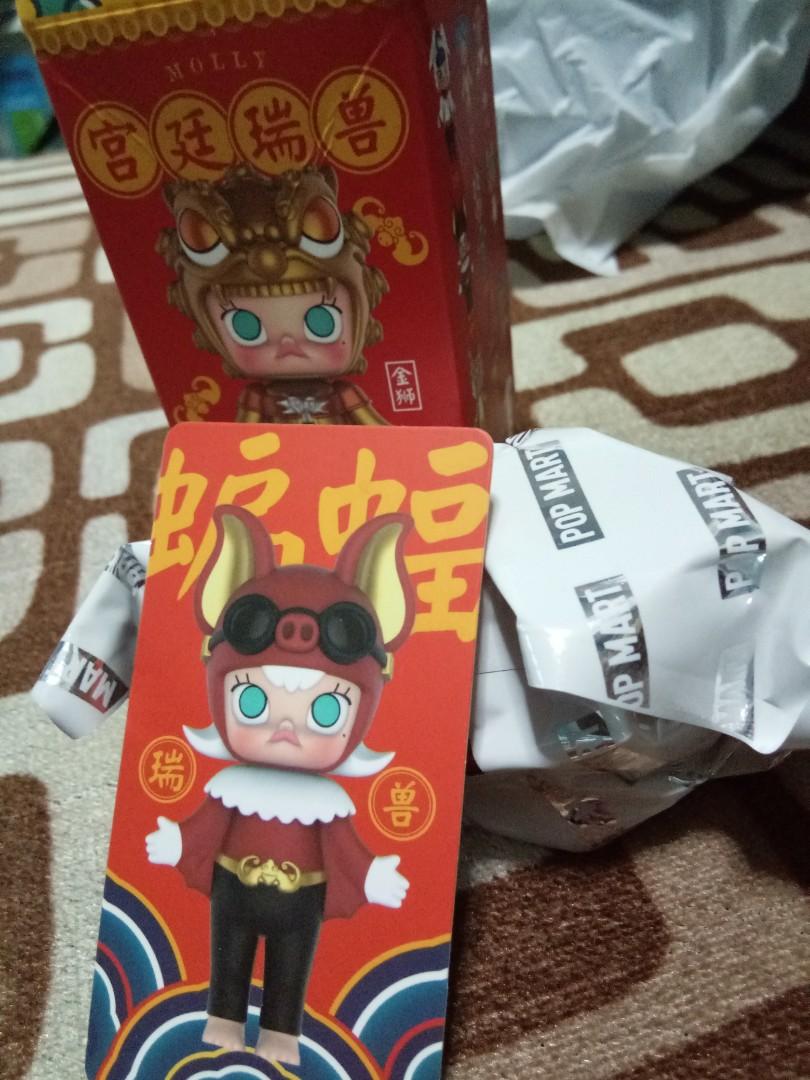 Popmart Molly dragons sealed open box (Category: Designer & Blind Box Toys) located in Manila. Submitted by awin.awin (Listing ID 275051237, Image 1). Description: Popmart Molly dragons, sealed foil, open box. Rfs: my double. meet at jollibee kamias cor edsa..