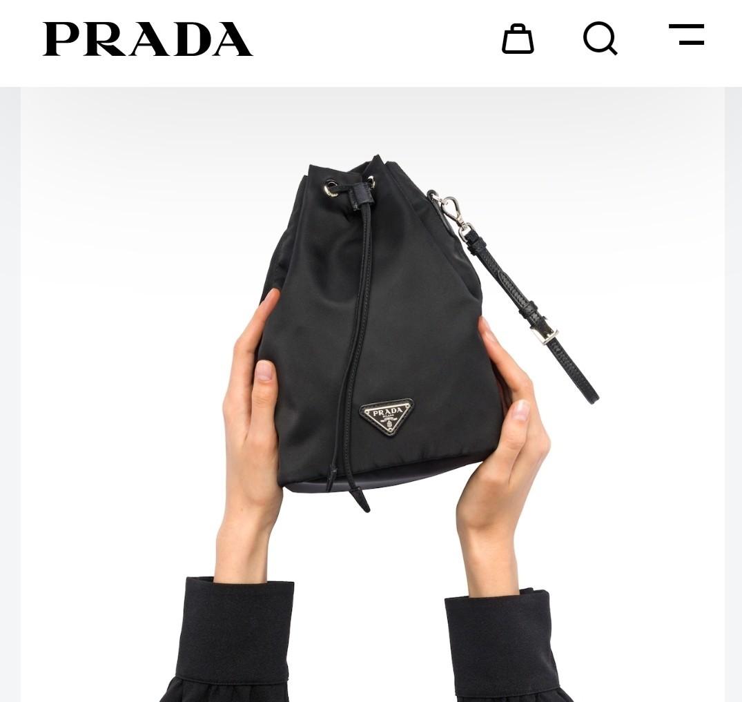 Prada Mini Boston Sling Bag, Luxury, Bags & Wallets on Carousell