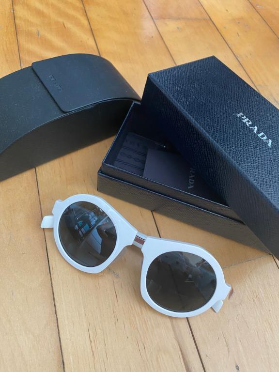 Prada FW19 Duple Round Frame Sunglasses, Women's Fashion, Watches &  Accessories, Sunglasses & Eyewear on Carousell