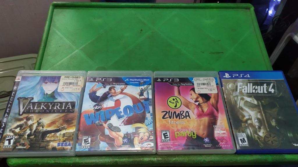 Ps3 Ps4 Game Set Sale Valkyria Chronicles Wipeout Zumba Fitness Fallout 4 Video Gaming Video Games On Carousell