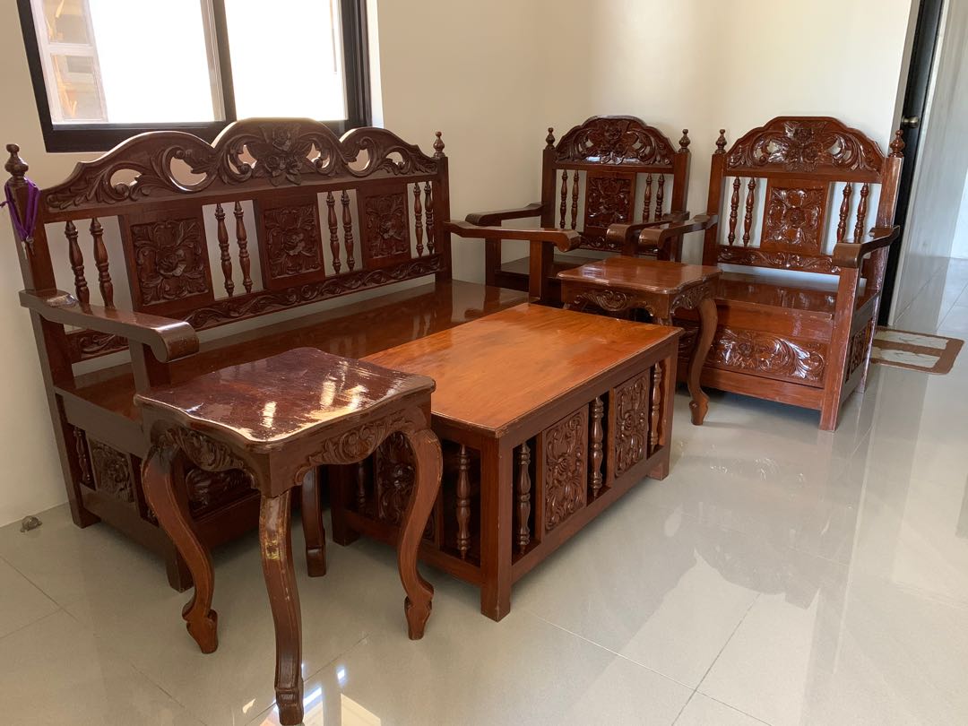 Narra Sala Set Pure And Solid Narra Wood, Furniture & Home Living