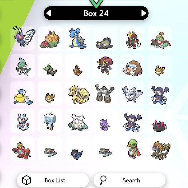 Shiny Pokemon For Pokemon Sword Shield Video Gaming Gaming Accessories Game Gift Cards Accounts On Carousell