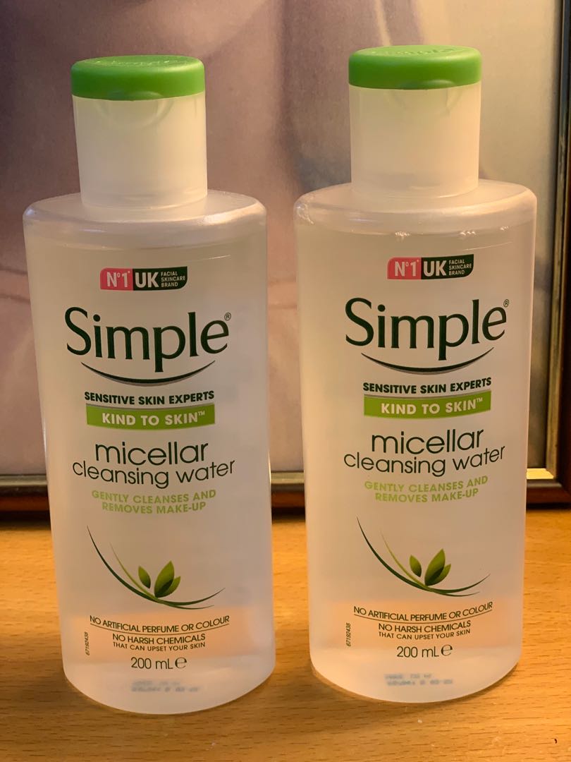 Authentic Simple Micellar Cleansing Water 200ml 10 Bottle 16 90 At Watsons Beauty Personal Care Face Face Care On Carousell