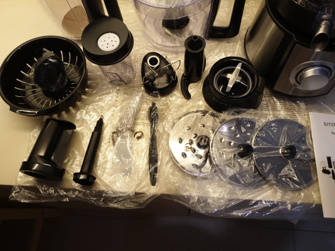 Smith + Nobel Food Processor ALL IN ONE 1100W (2.4L Capacity / 1.5L