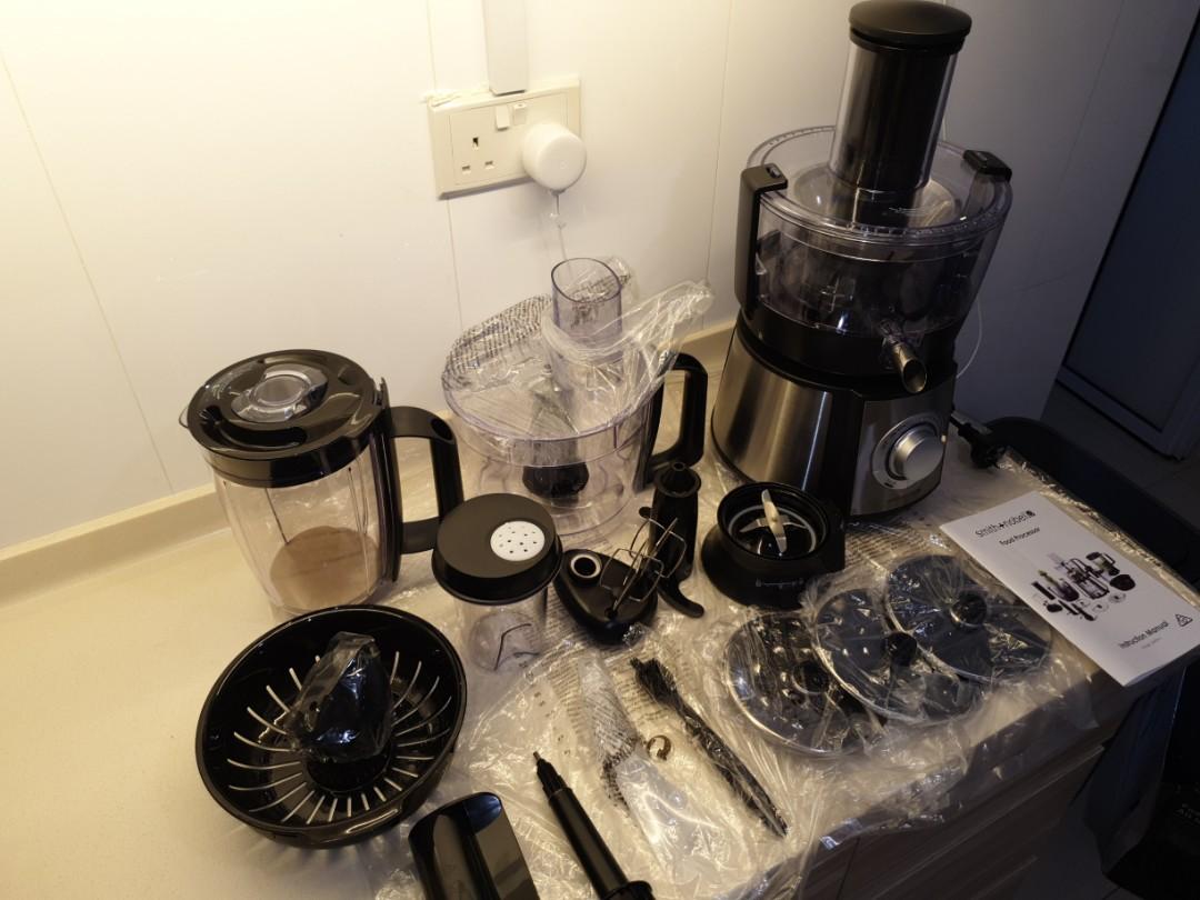 Smith + Nobel Food Processor ALL IN ONE 1100W (2.4L Capacity / 1.5L