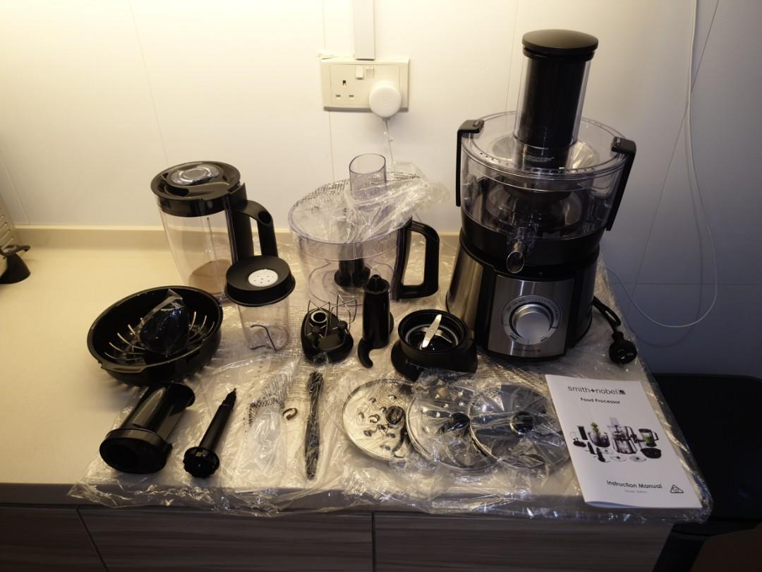 Smith + Nobel Food Processor ALL IN ONE 1100W (2.4L Capacity / 1.5L