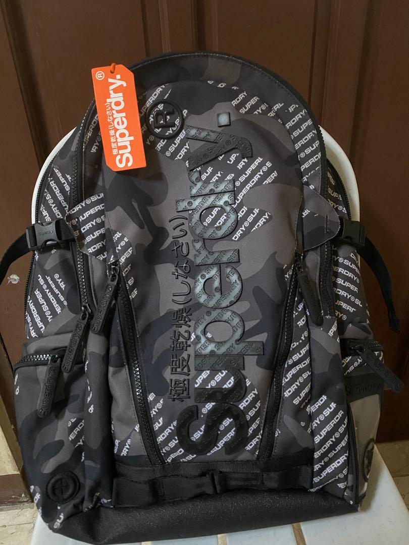 Superdry Black Camo (Black Label) Backpack (Category: Backpacks) located in Makati City. Submitted by thomasgo10 (Listing ID 275046995, Image 1). Description: .