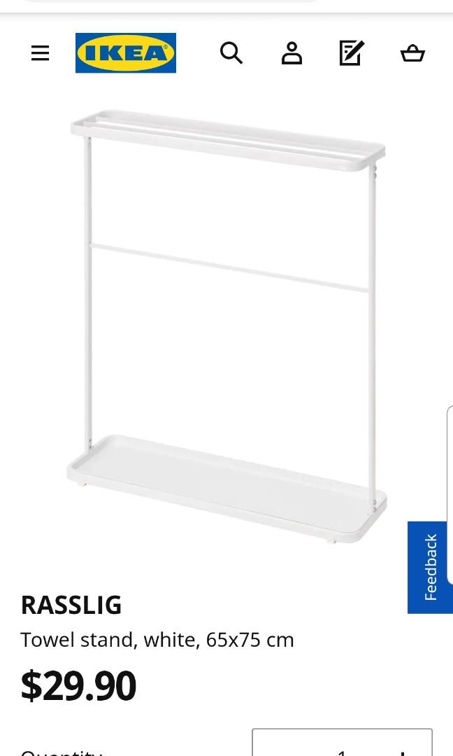 Towel Rack Rasslig Furniture Home Living Bathroom Kitchen Fixtures on Carousell